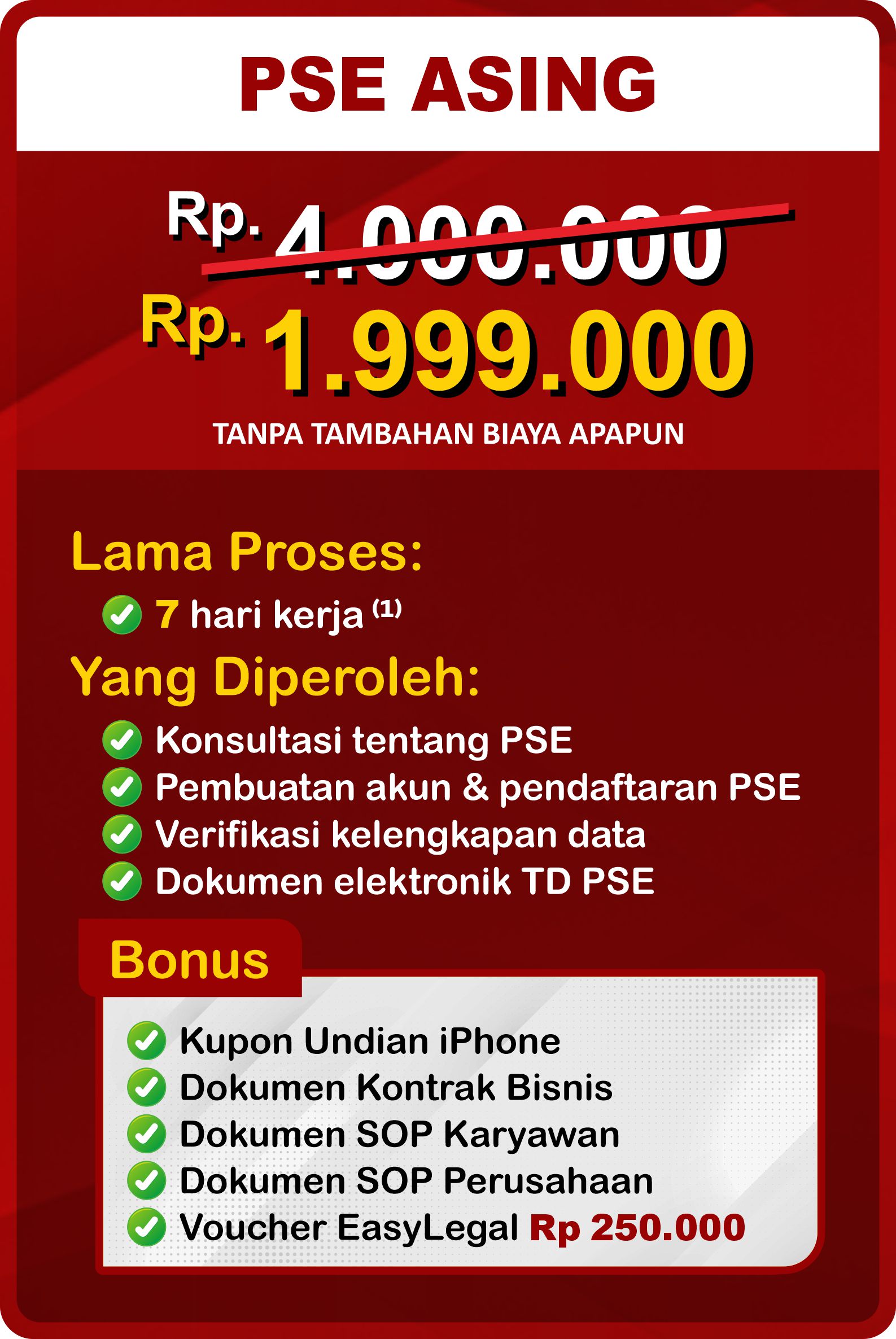 jasa daftar pse